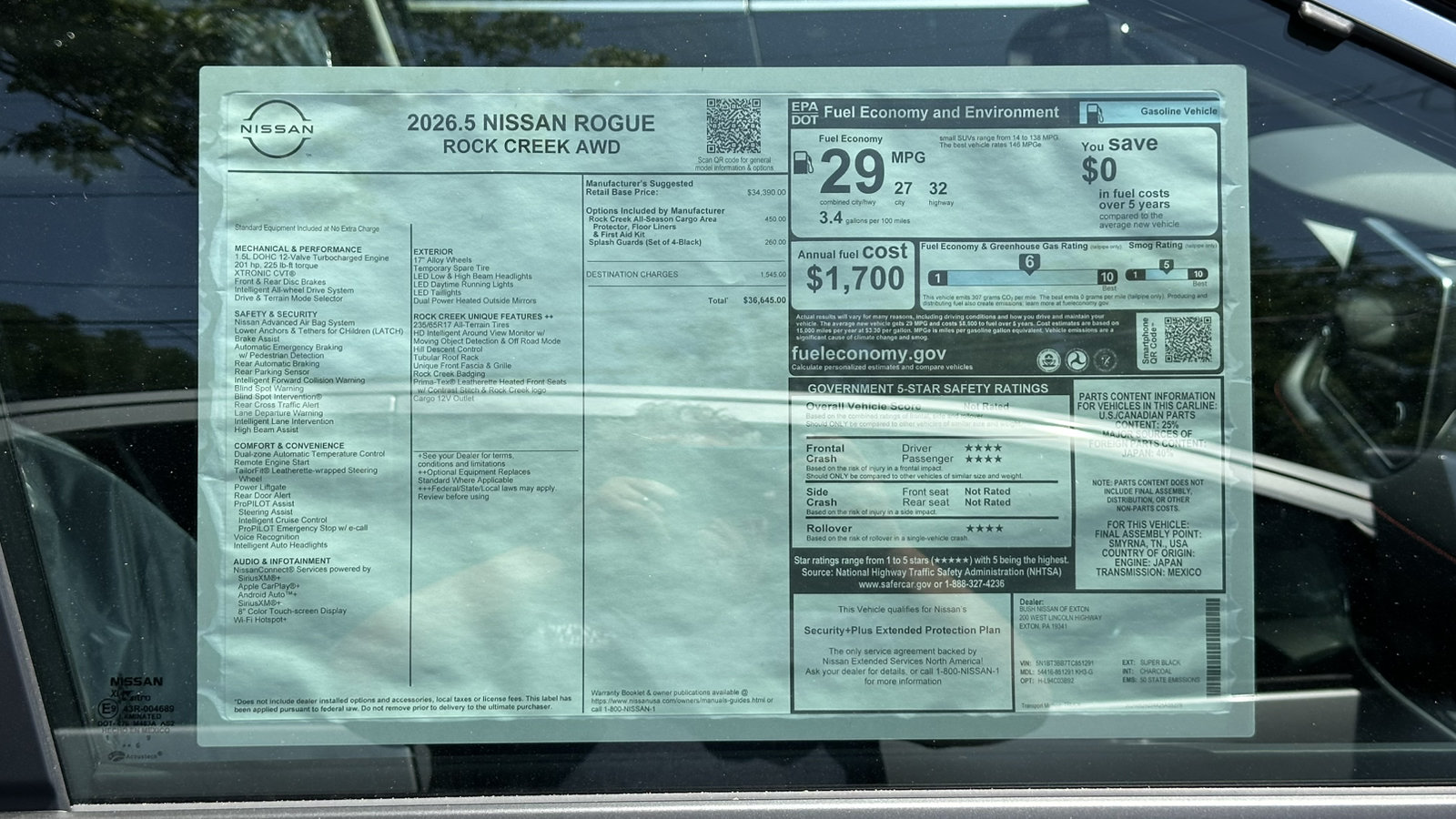New 2026 Nissan Rogue SV AWD/4WD image 11