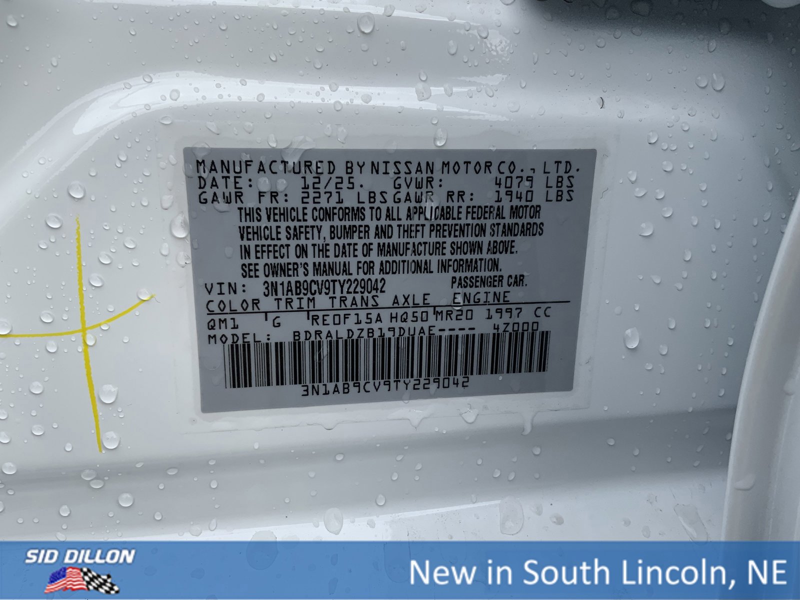 New 2026 Nissan Sentra SV w/ SV Convenience Package image 12