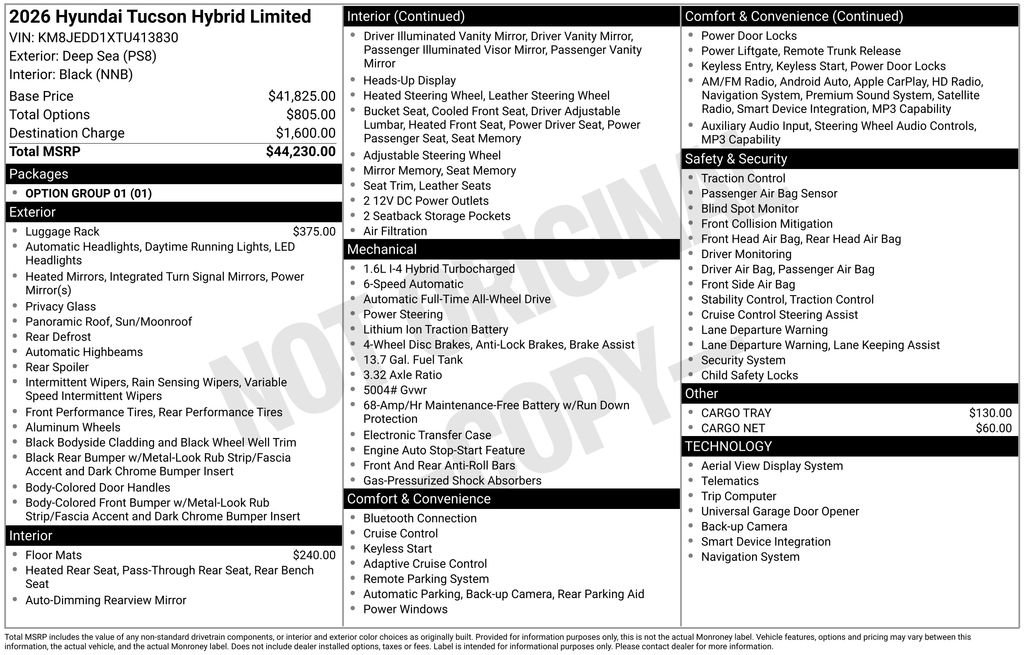 New 2026 Hyundai Tucson Limited image 5