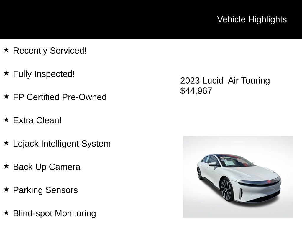 Used 2023 Lucid Air Touring image 2