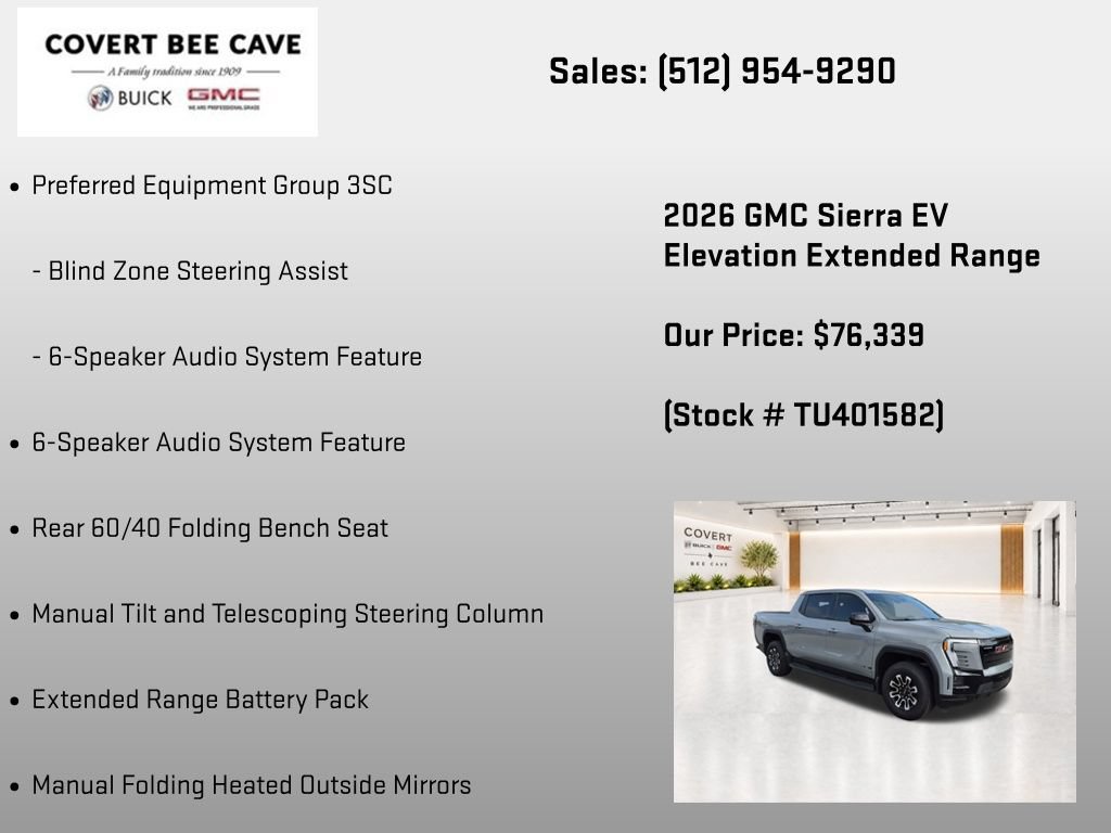 New 2026 GMC Sierra EV Elevation AWD/4WD image 15