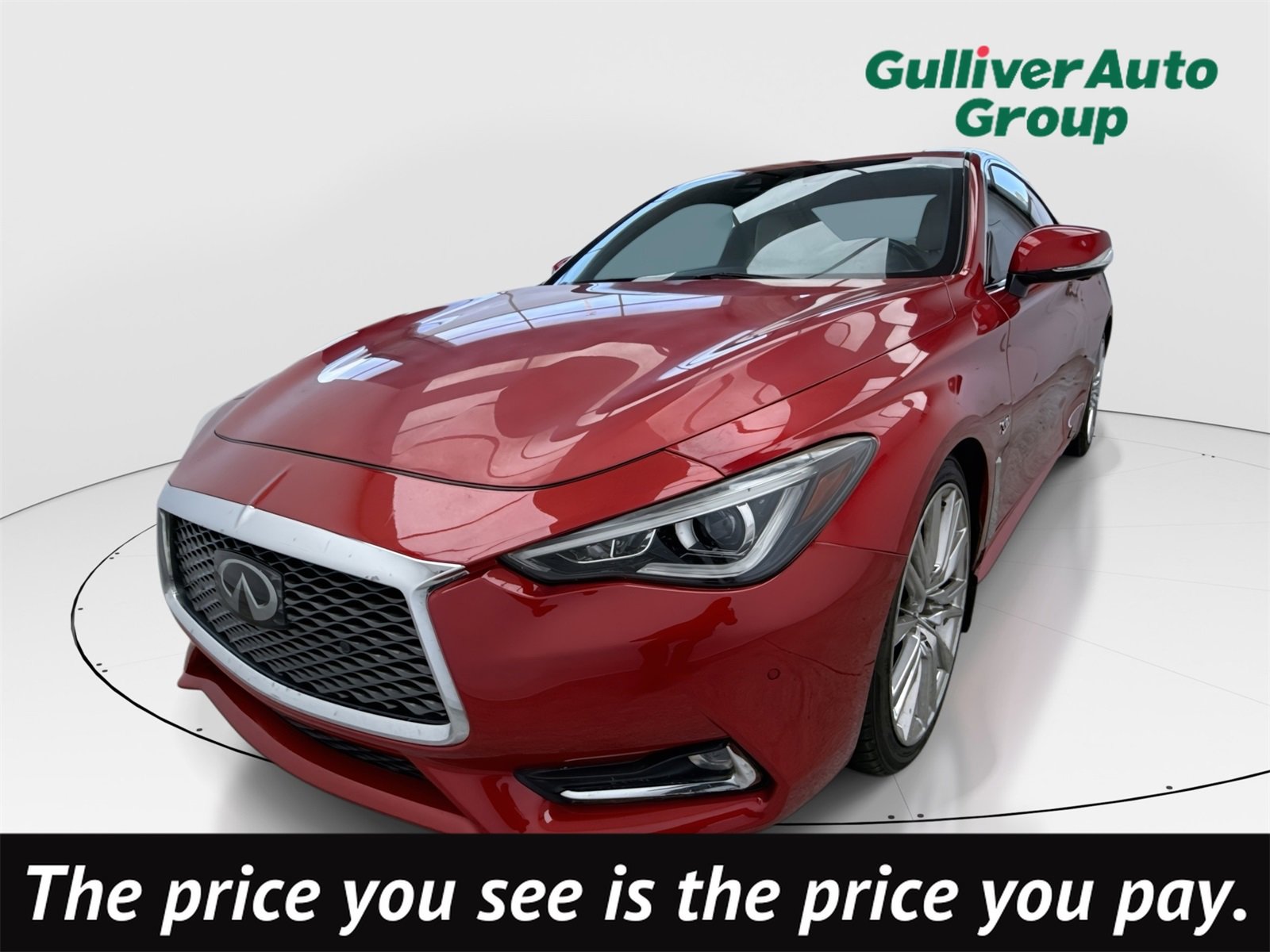 Used 2017 INFINITI Q60 Red Sport 400 image 1