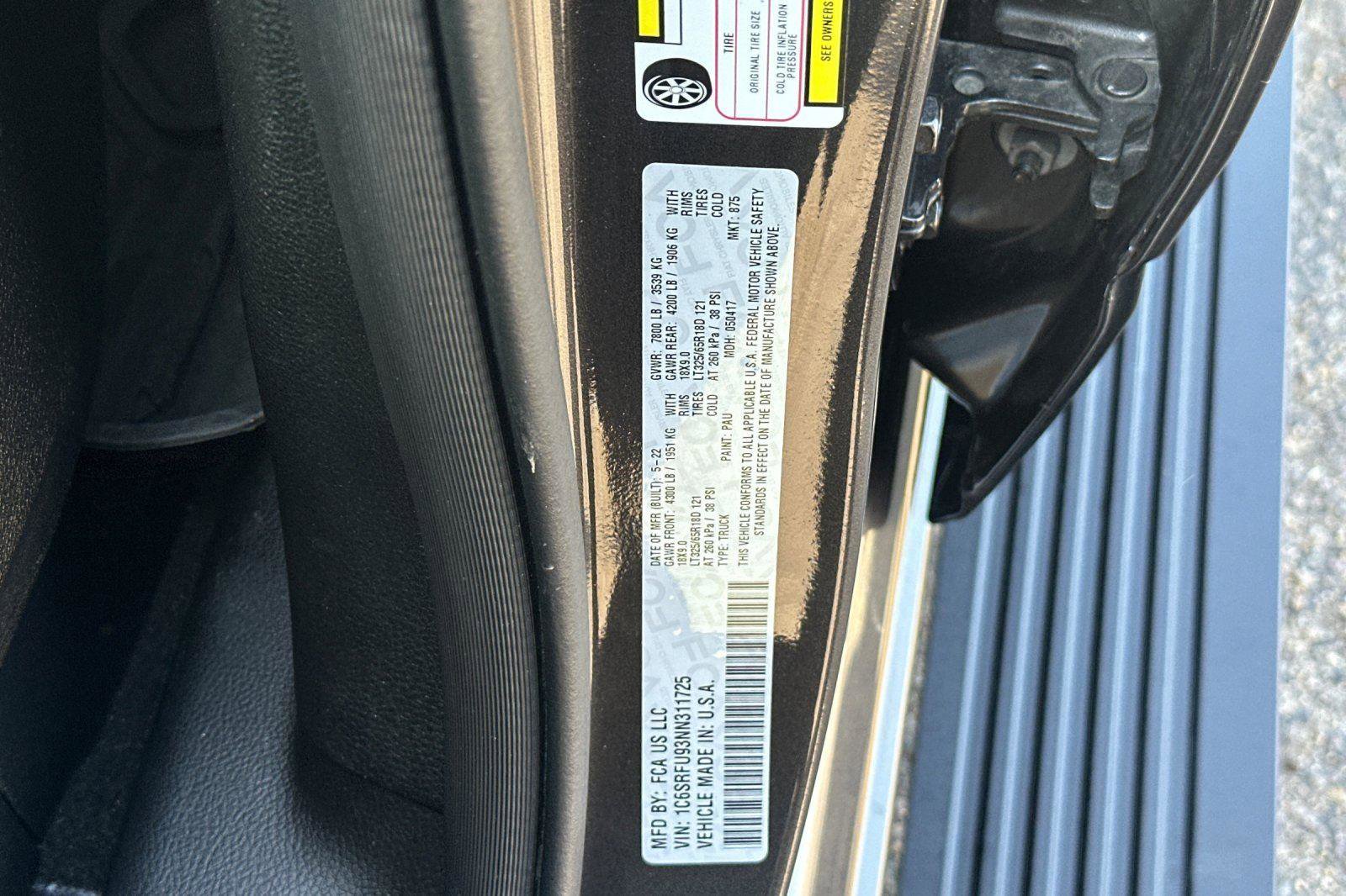 Used 2022 RAM 1500 TRX w/ TRX Level 1 Equipment Group image 33