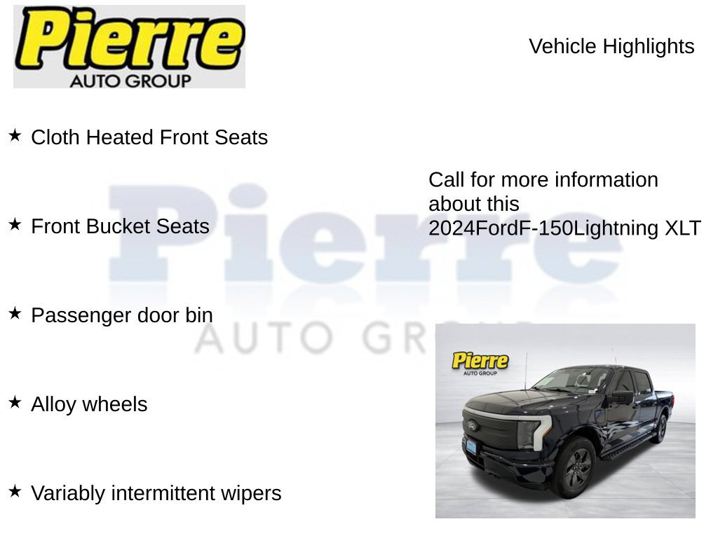 Certified 2024 Ford F150 Lightning XLT AWD/4WD image 22
