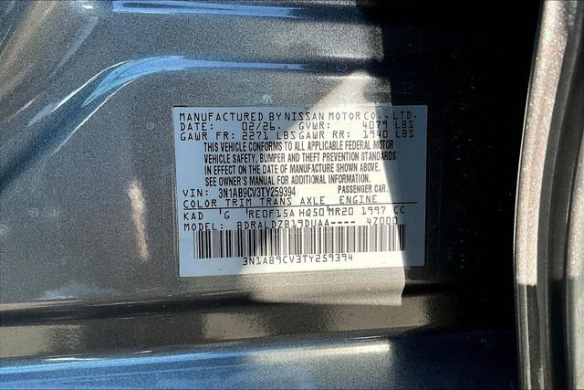 New 2026 Nissan Sentra SV image 13