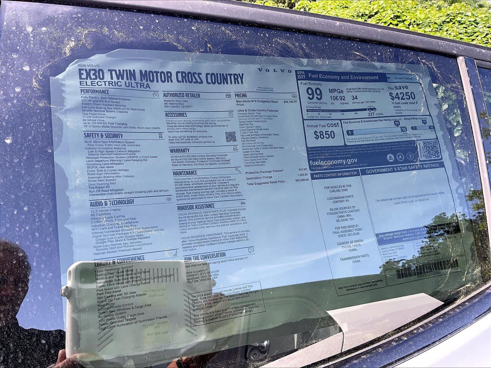 New 2026 Volvo EX30 Cross Country Ultra w/ Protection Package Premier AWD/4WD image 36