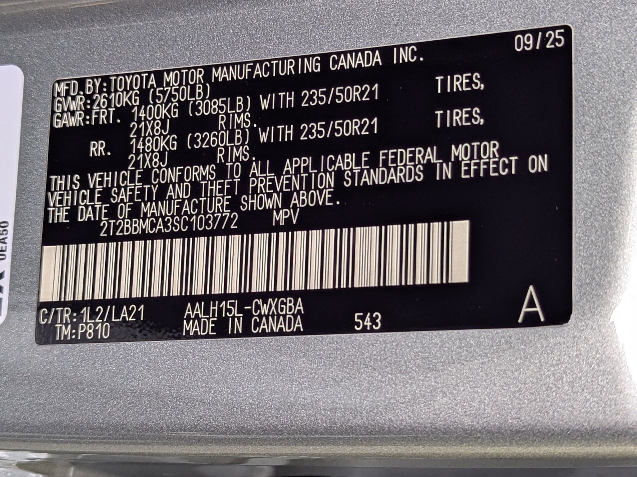 New 2025 Lexus RX 350 w/ Convenience Package image 20