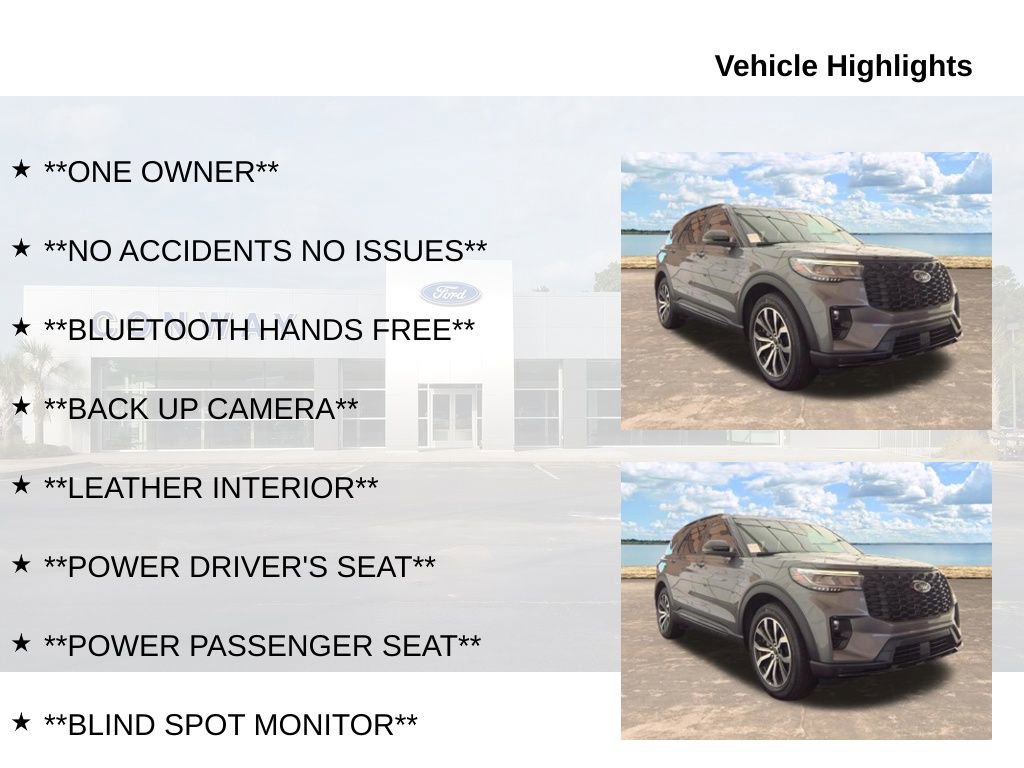 Used 2025 Ford Explorer ST-Line w/ Premium Package image 3