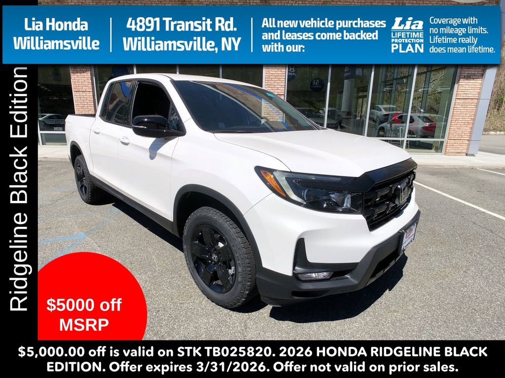 New 2026 Honda Ridgeline Black Edition