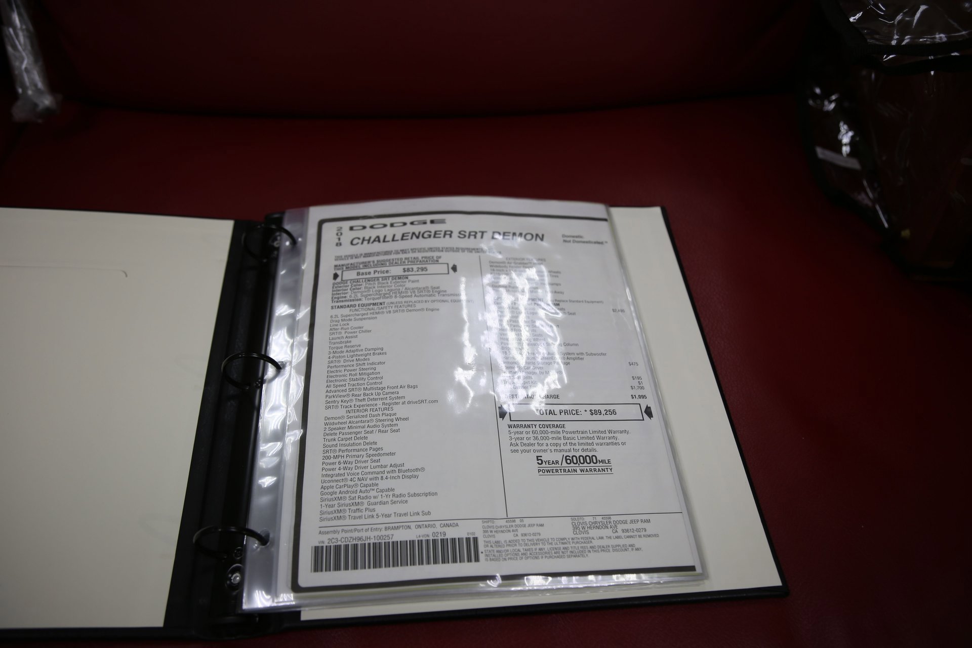 Used 2018 Dodge Challenger SRT Demon image 23