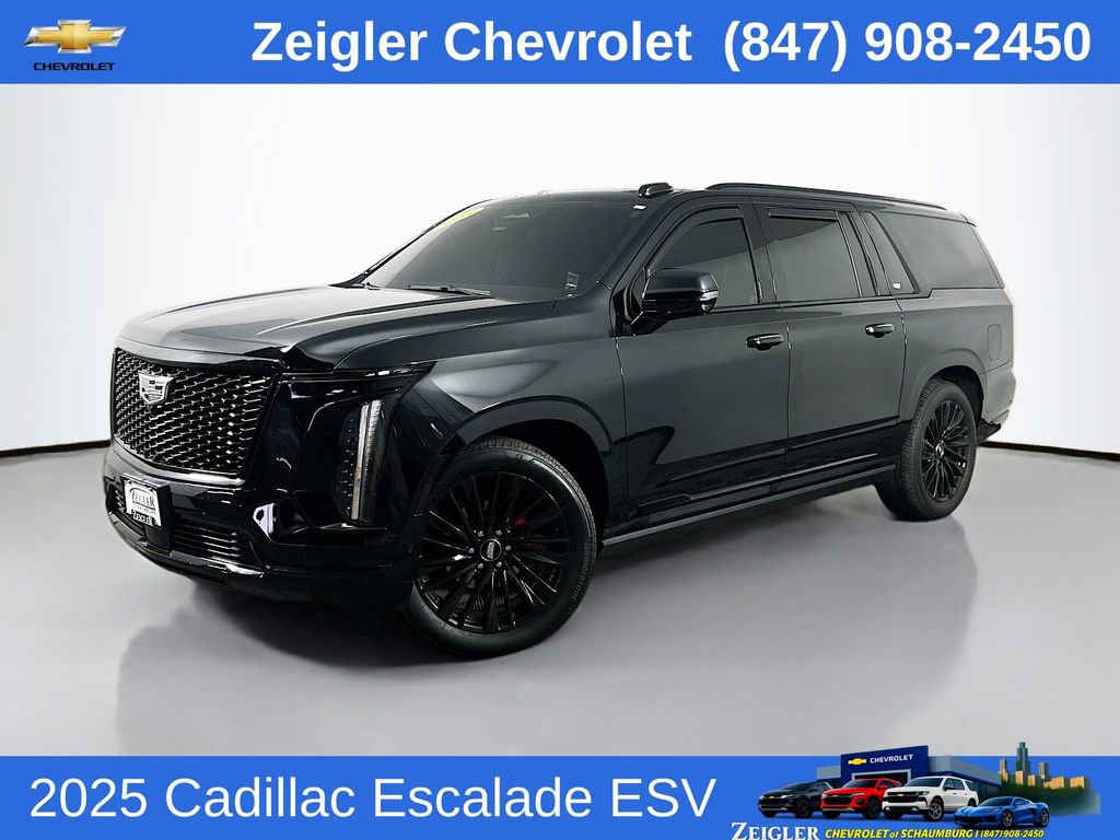 Used 2025 Cadillac Escalade ESV Sport Platinum w/ LPO, ONYX Package image 1