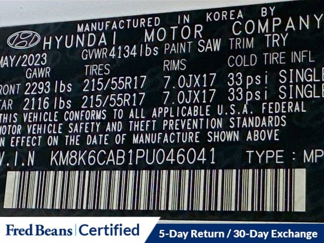 Certified 2023 Hyundai Kona SEL w/ Cargo Package image 31