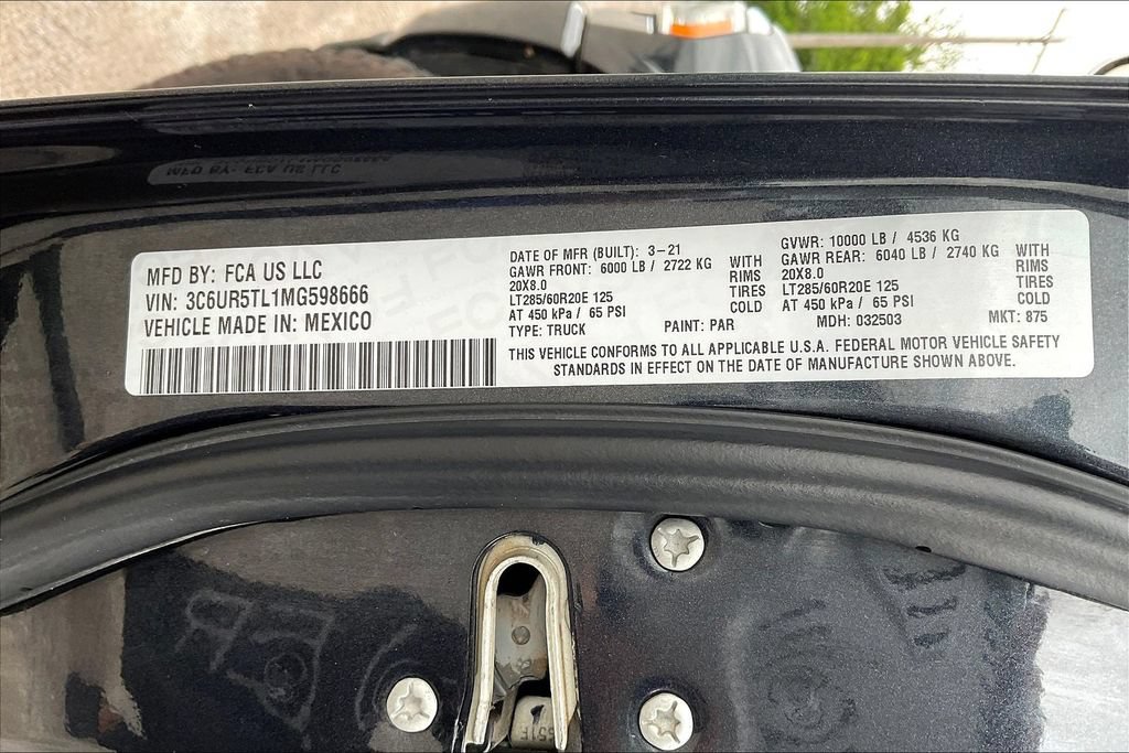 Used 2021 RAM 2500 Limited AWD/4WD image 32
