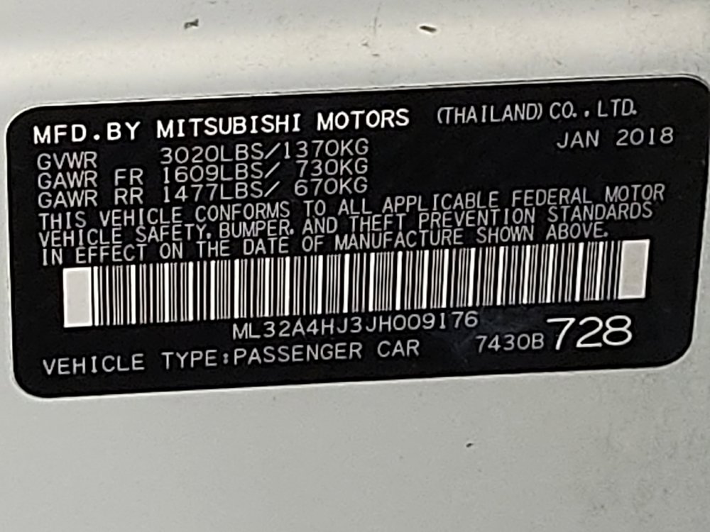 Used 2018 Mitsubishi Mirage SE FWD image 33
