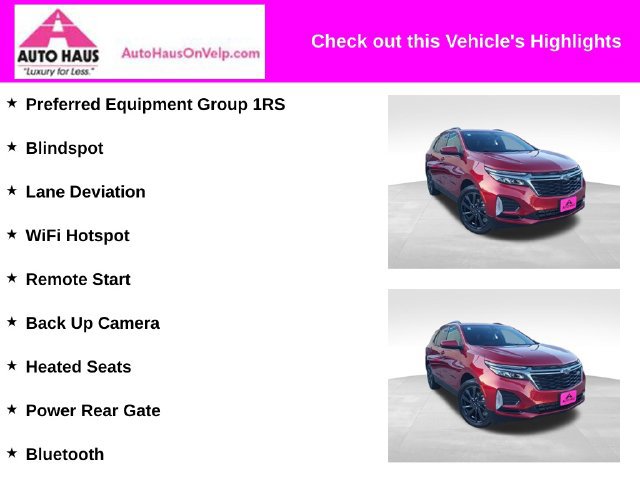 Used 2022 Chevrolet Equinox RS FWD image 3