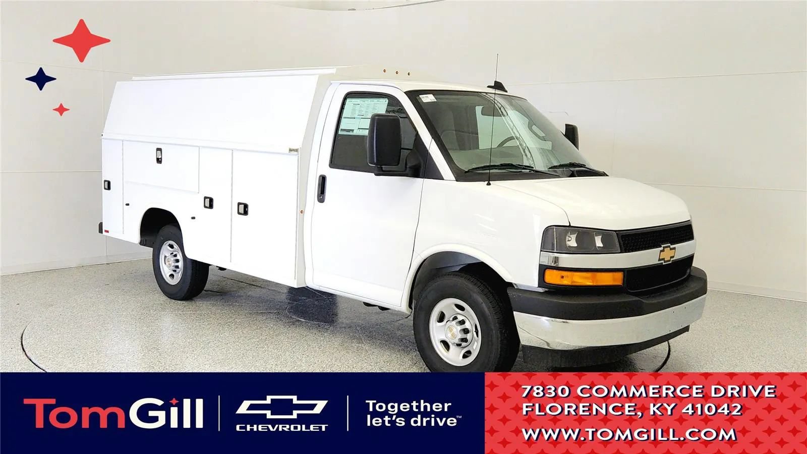 New 2025 Chevrolet Express 3500 w/ Power Convenience Package RWD image 1