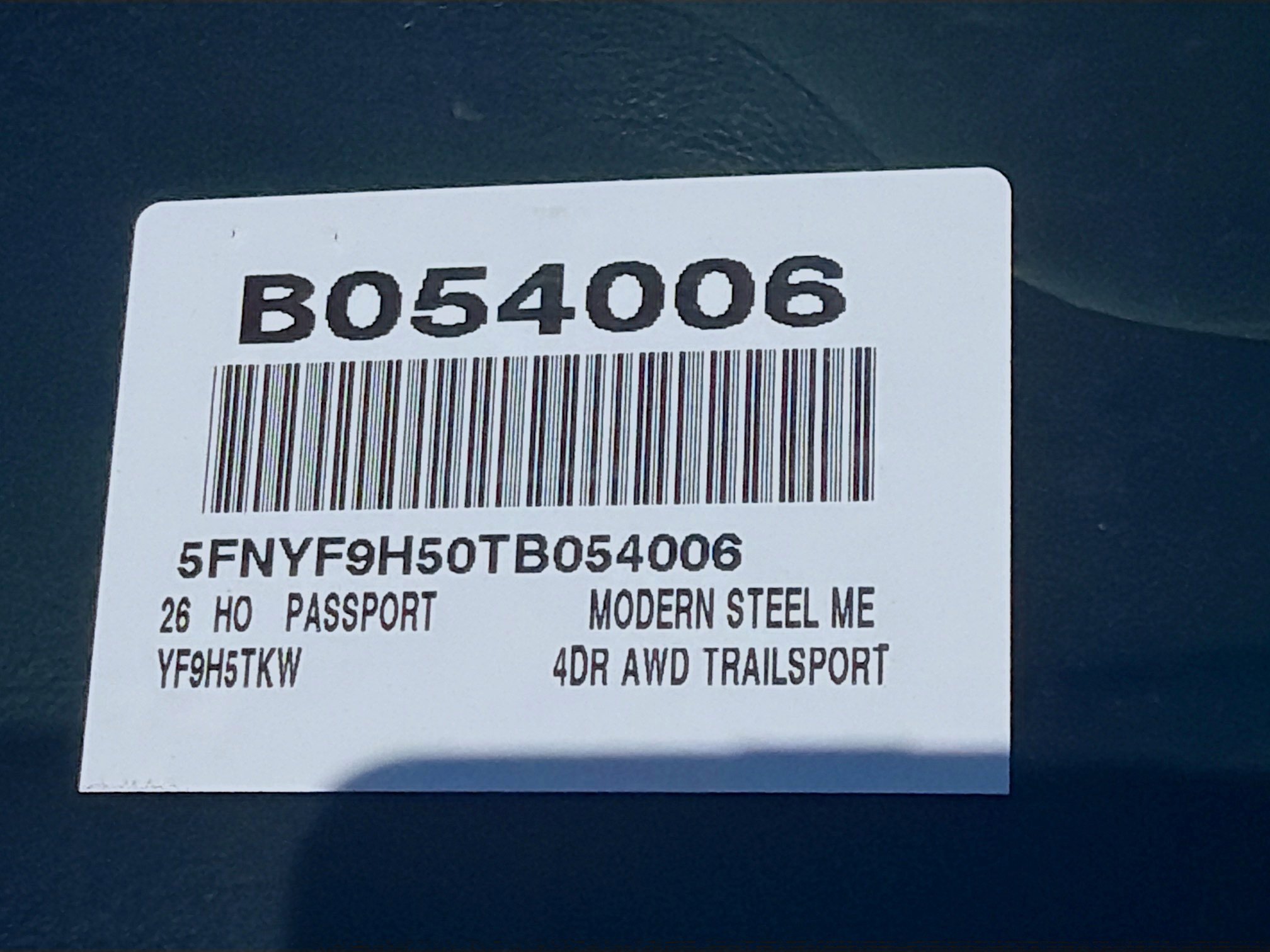 New 2026 Honda Passport TrailSport image 27