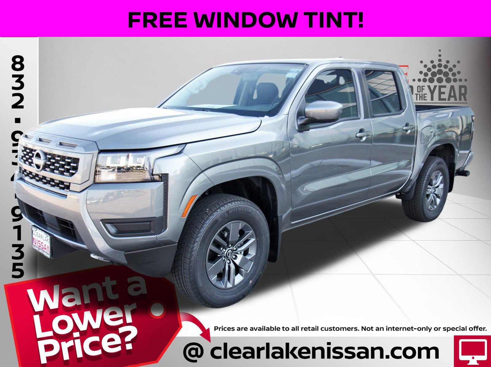 New 2026 Nissan Frontier SV w/ Tow Package image 3