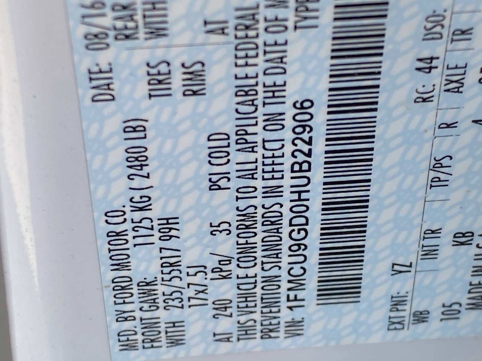 Used 2017 Ford Escape SE image 28