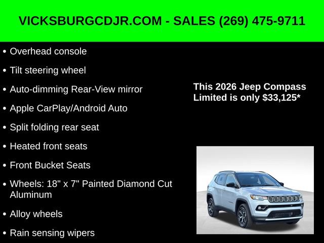 New 2026 Jeep Compass Limited image 27
