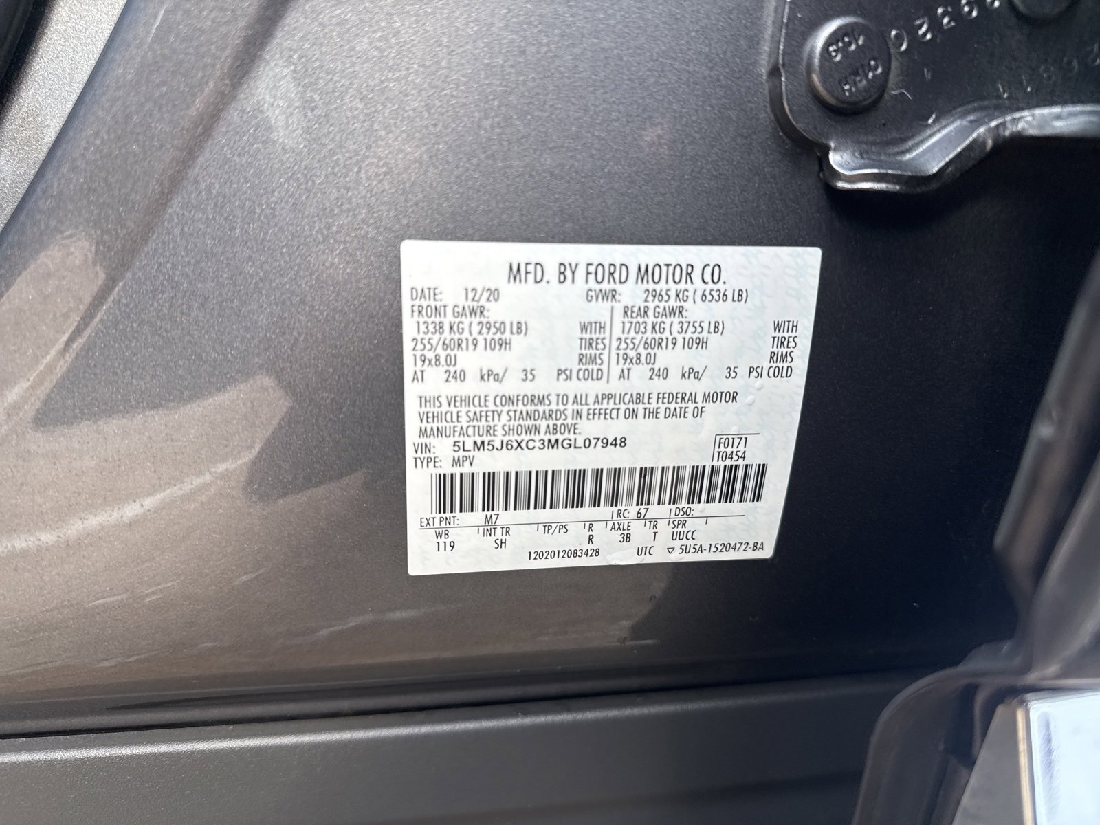 Used 2021 Lincoln Aviator Standard image 11