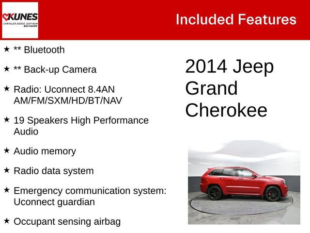 Used 2014 Jeep Grand Cherokee SRT8 w/ Luxury Group II image 2