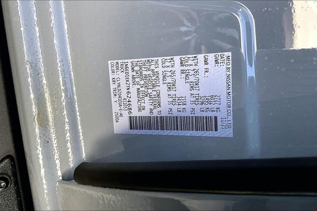 New 2026 Nissan Frontier PRO-4X w/ Pro Premium Package image 14
