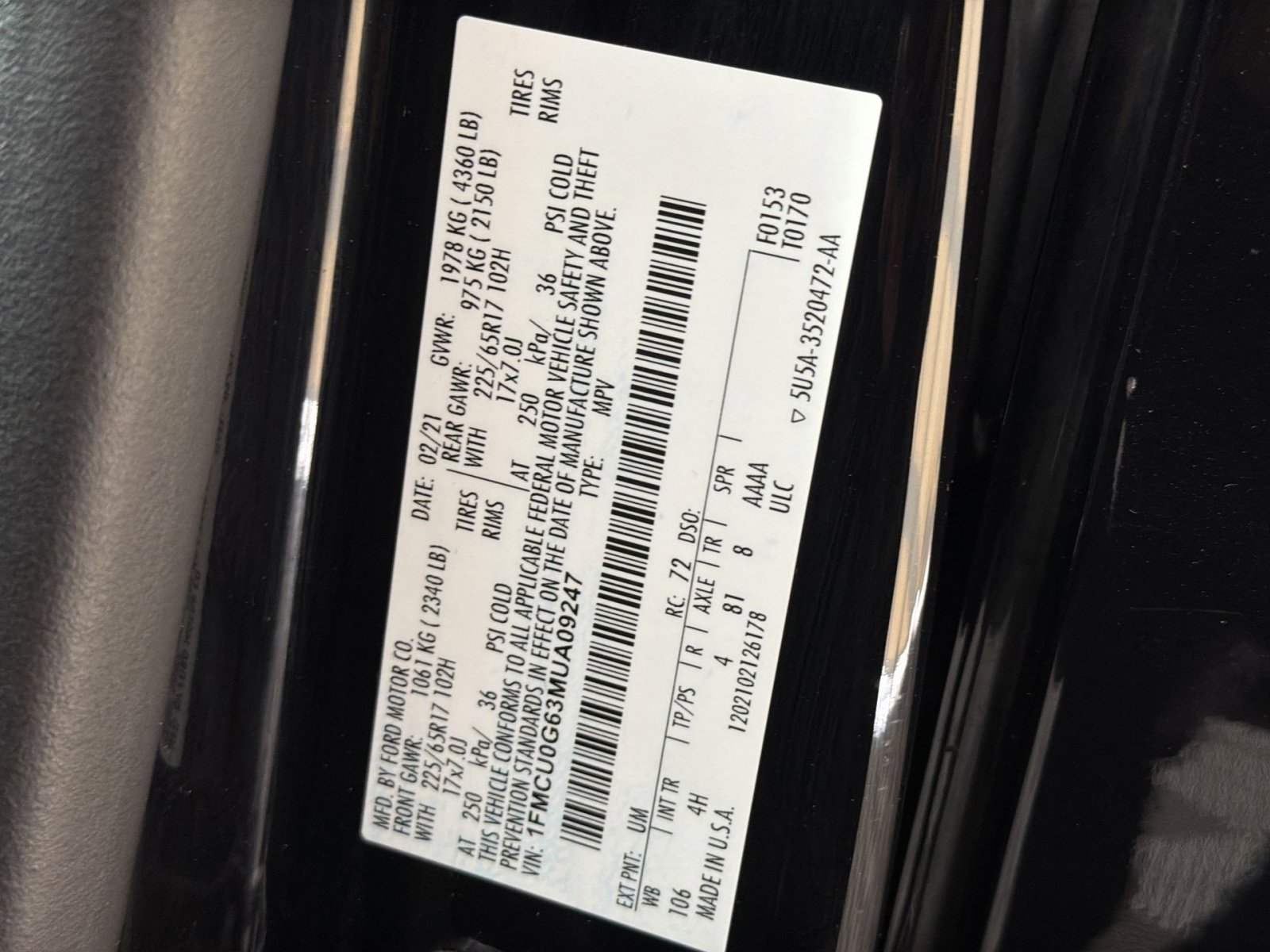 Used 2021 Ford Escape SE image 28