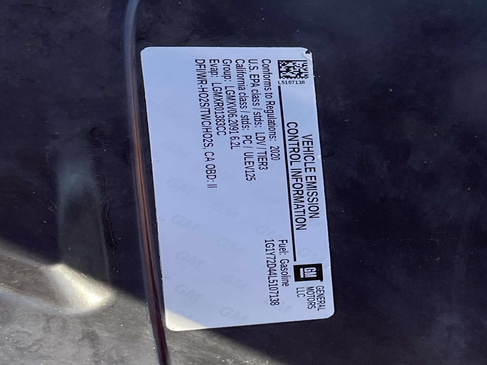 Used 2020 Chevrolet Corvette Stingray Preferred Cpe w/ 2LT Preferred Equipment Group RWD image 12