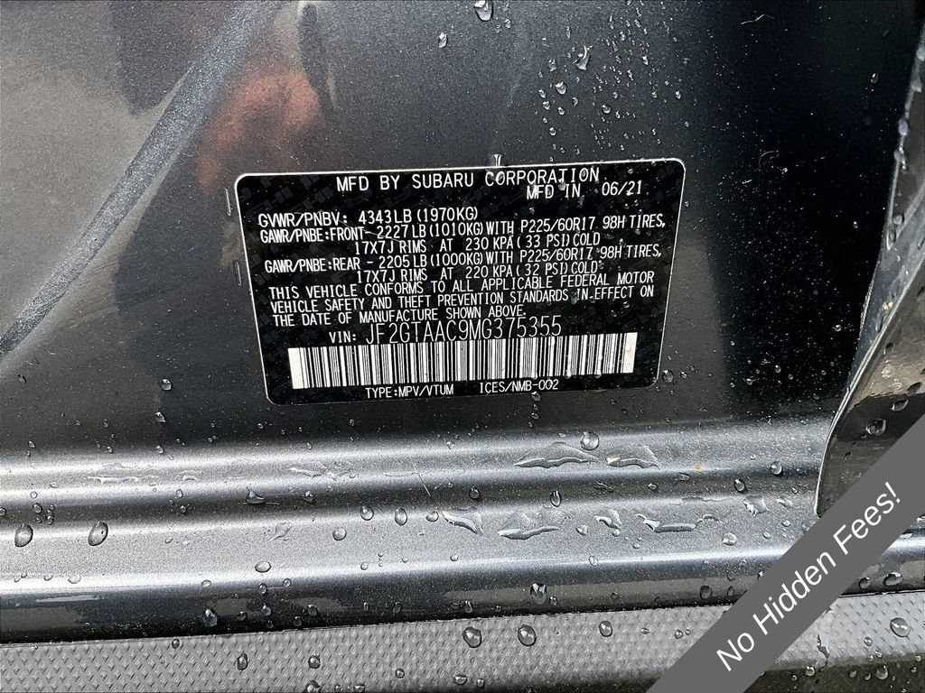Used 2021 Subaru Crosstrek 2.0i AWD/4WD image 28