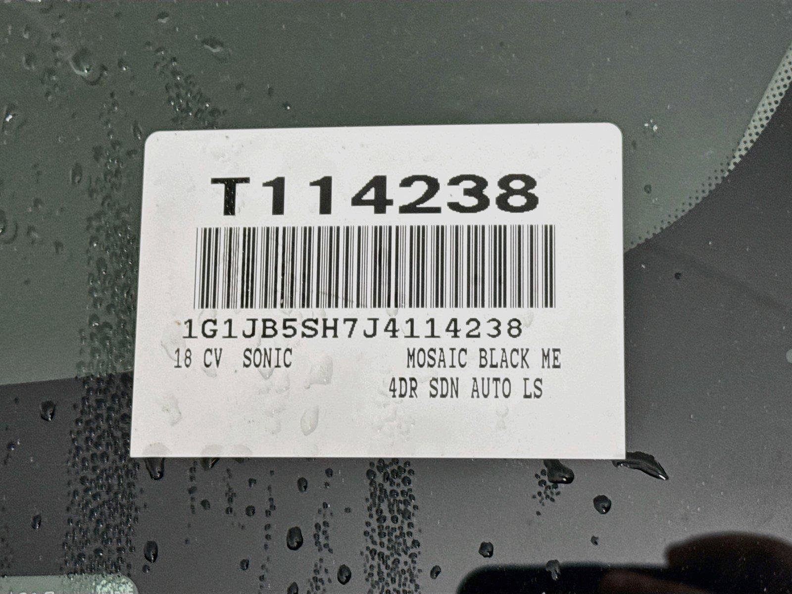 Used 2018 Chevrolet Sonic LS FWD image 38