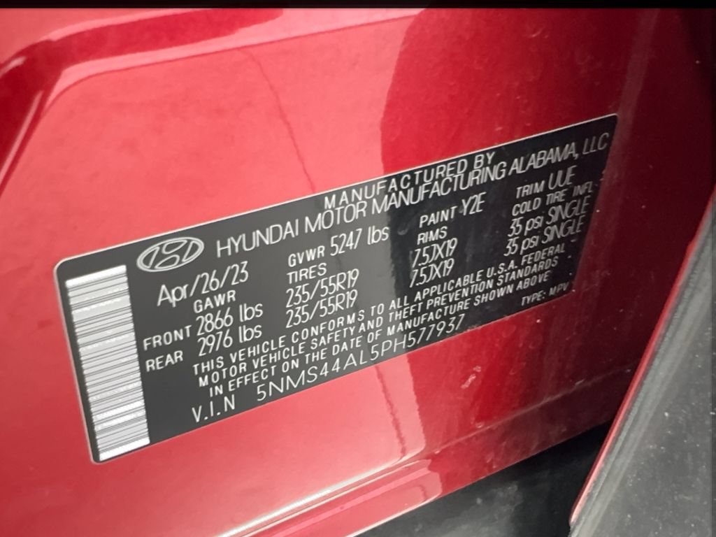 Used 2023 Hyundai Santa Fe Limited FWD image 51