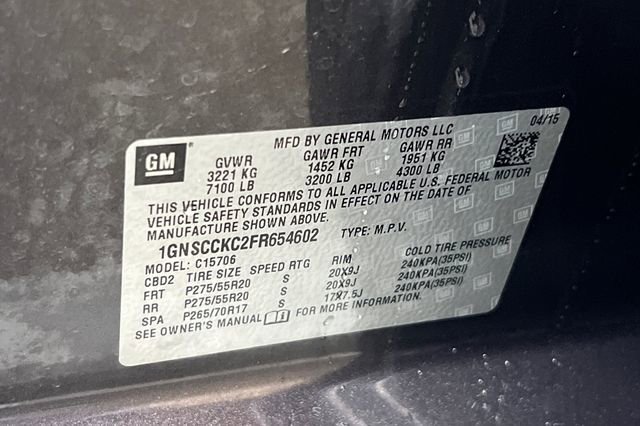 Used 2015 Chevrolet Tahoe LTZ image 39