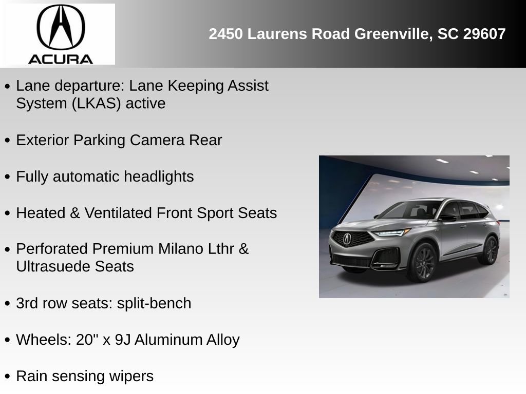 New 2026 Acura MDX A-Spec image 3