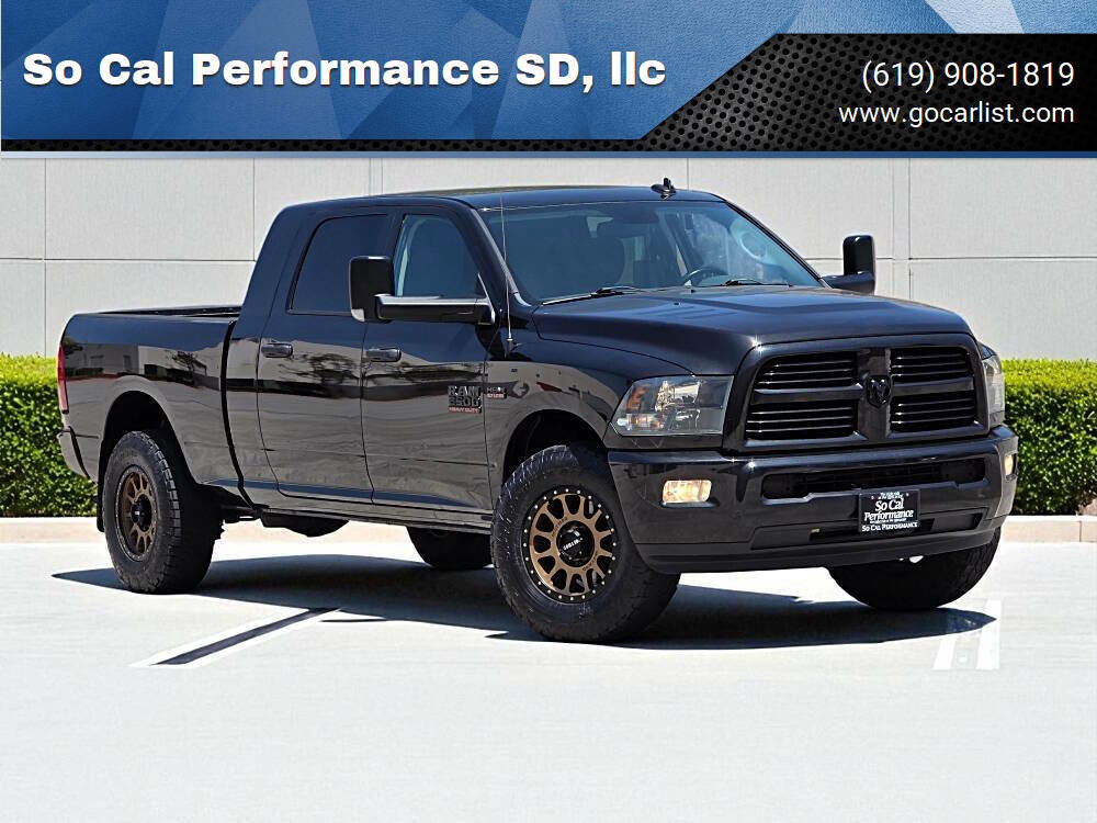Used 2016 RAM 2500 Big Horn w/ Black Appearance Group