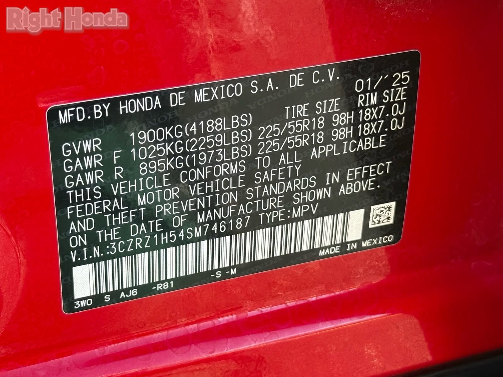 Used 2025 Honda HR-V Sport image 34