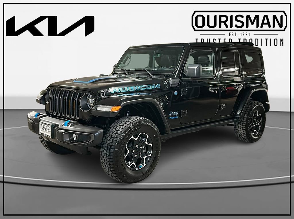 Used 2022 Jeep Wrangler Unlimited Rubicon 4xe w/ Cold Weather Group image 2