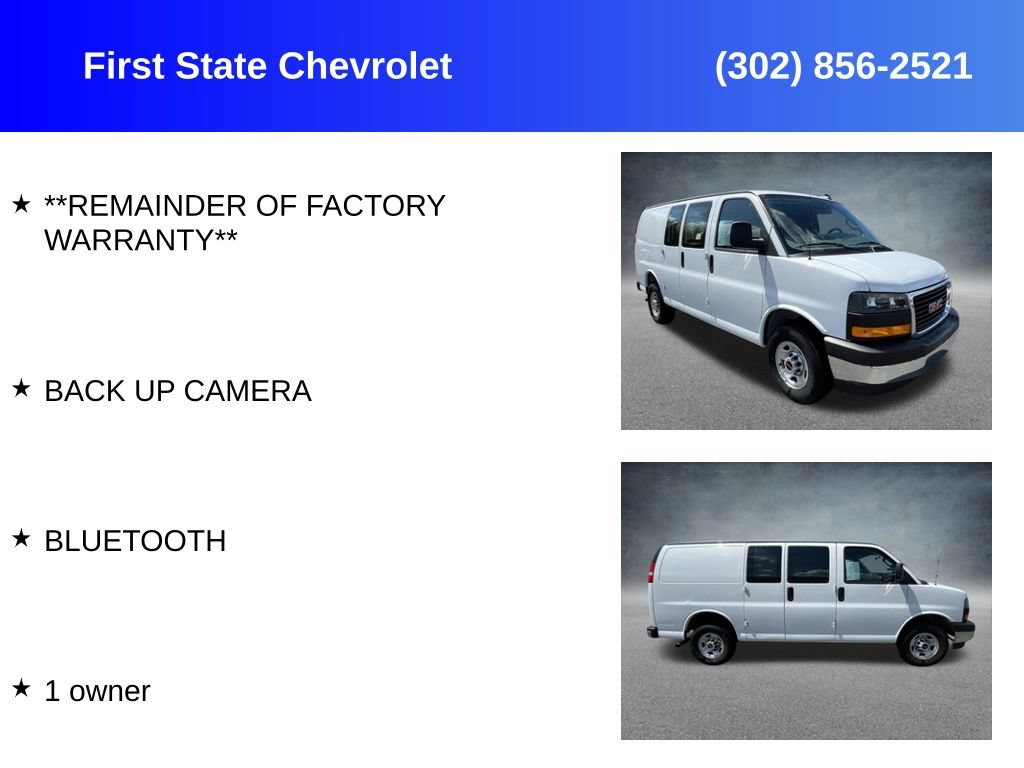 Used 2024 GMC Savana 2500 w/ Driver Convenience Package RWD image 2