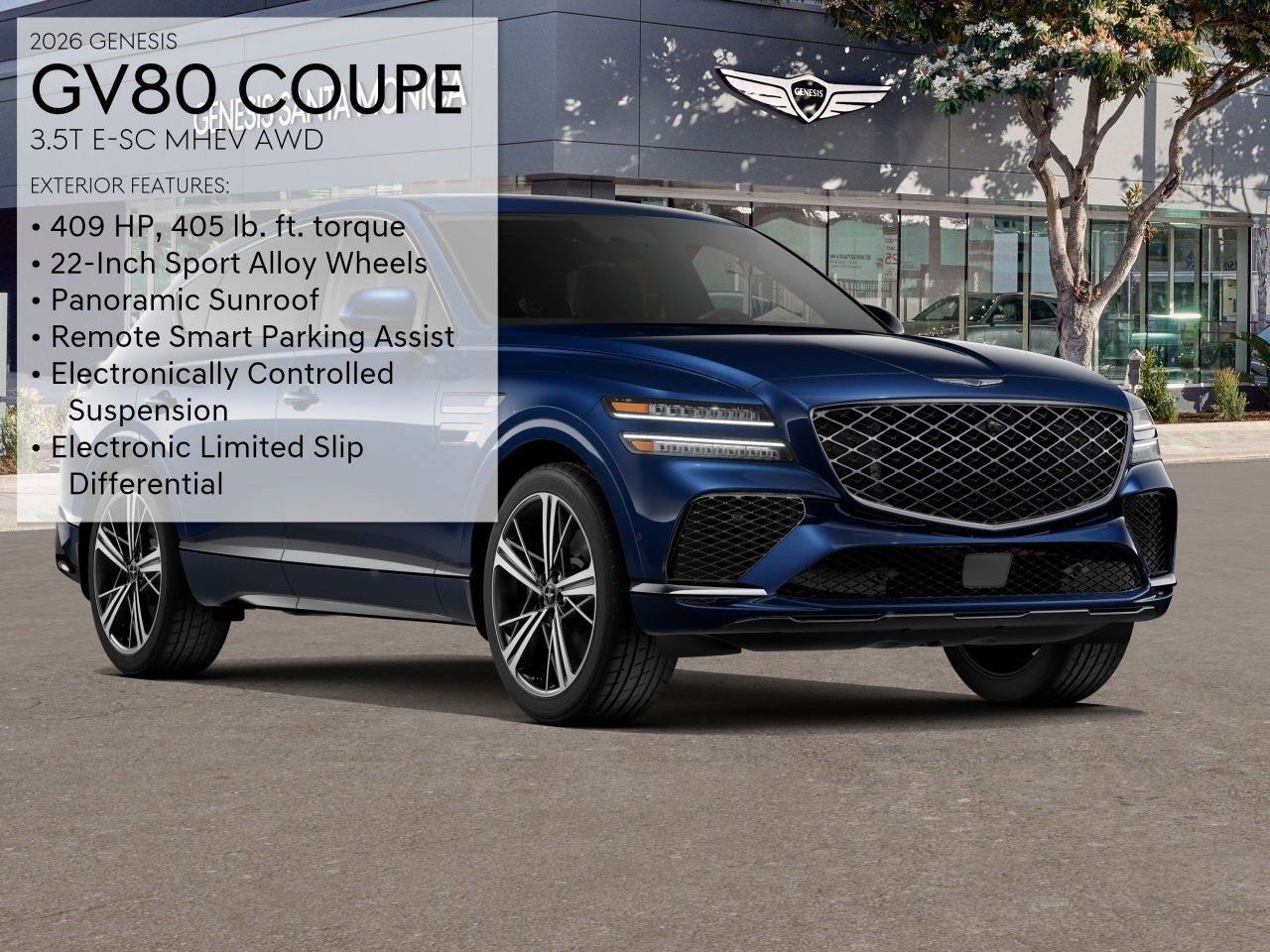 New 2026 Genesis GV80 3.5T e-SC image 3