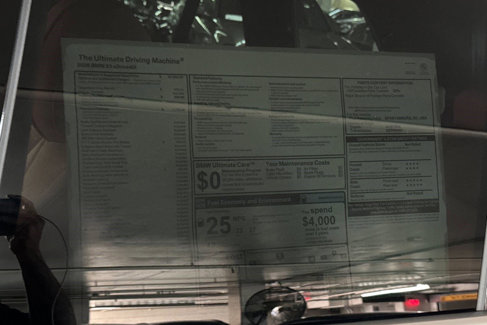 Used 2026 BMW X5 sDrive40i w/ Premium Package RWD image 30