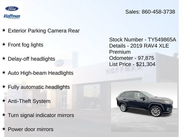Used 2019 Toyota RAV4 XLE Premium w/ Cold Weather Package AWD/4WD image 29