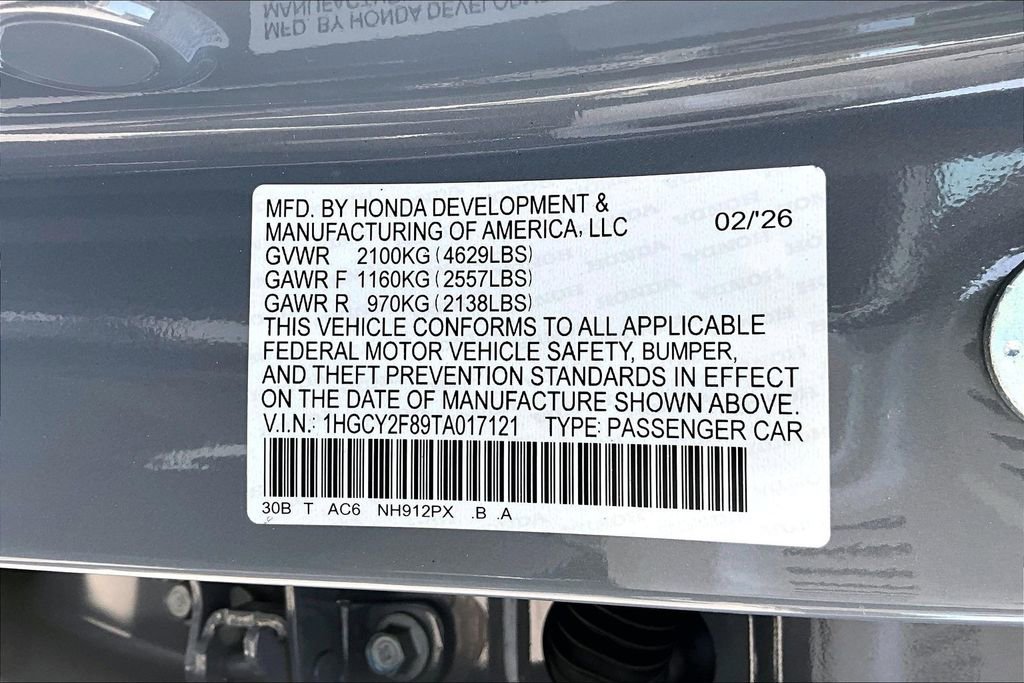 New 2026 Honda Accord Touring image 8