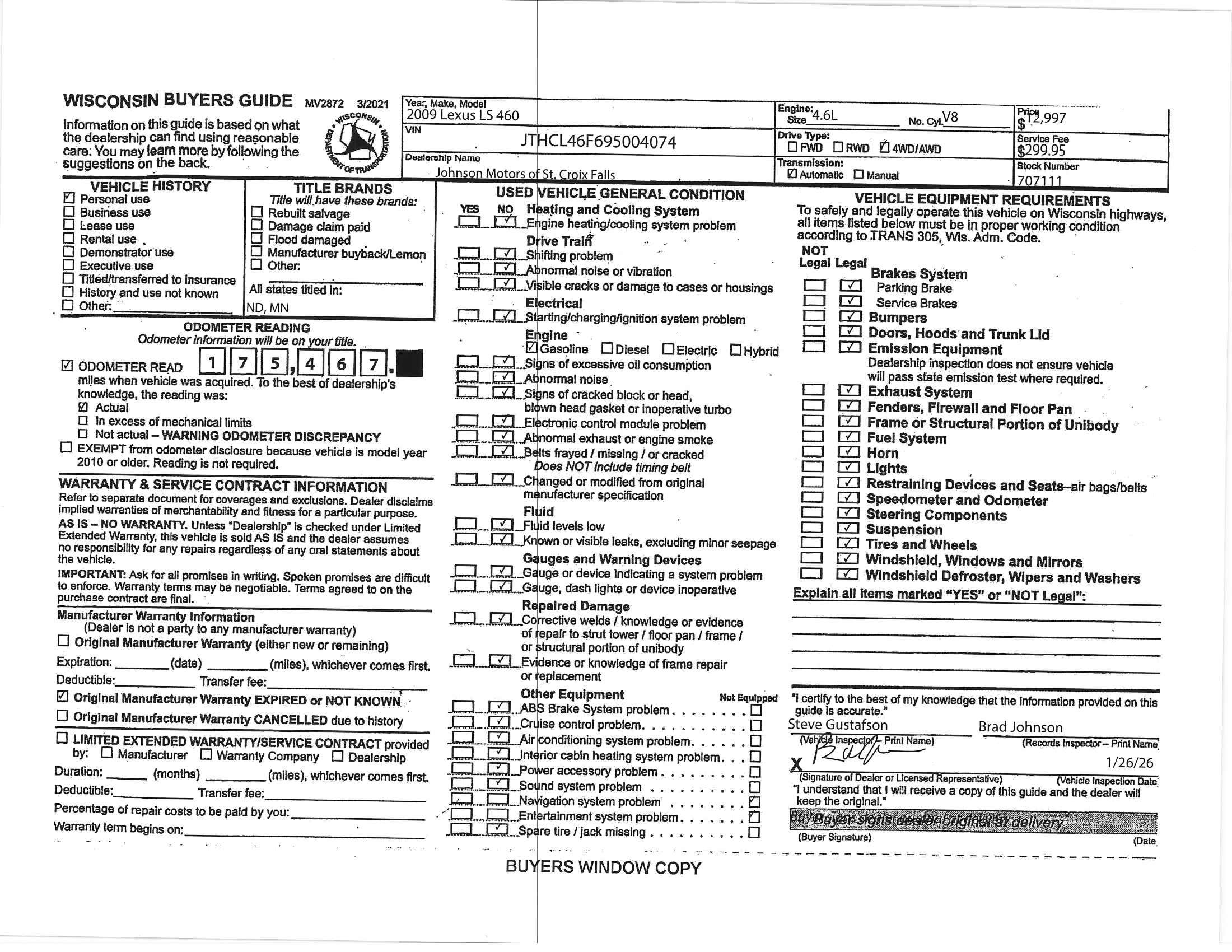 Used 2009 Lexus LS 460 AWD image 24