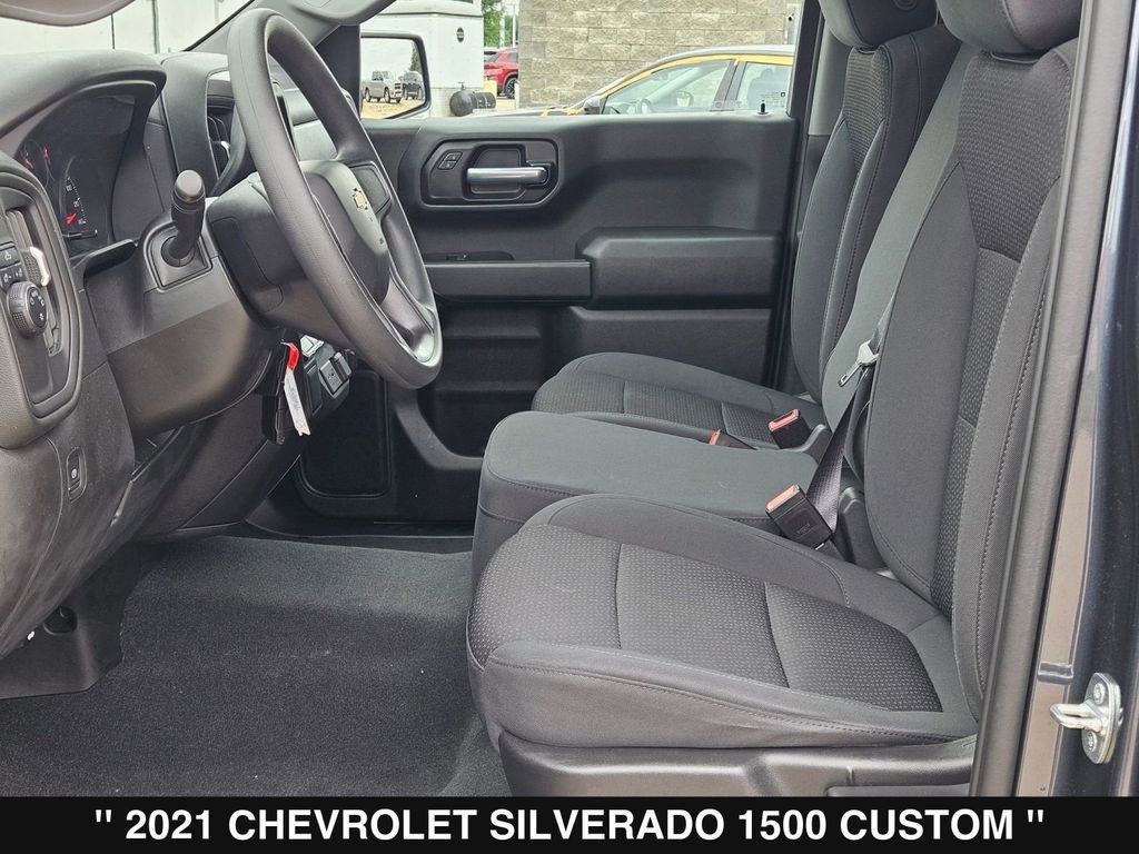 Used 2021 Chevrolet Silverado 1500 Custom w/ LPO, Dark Essentials Package RWD image 11