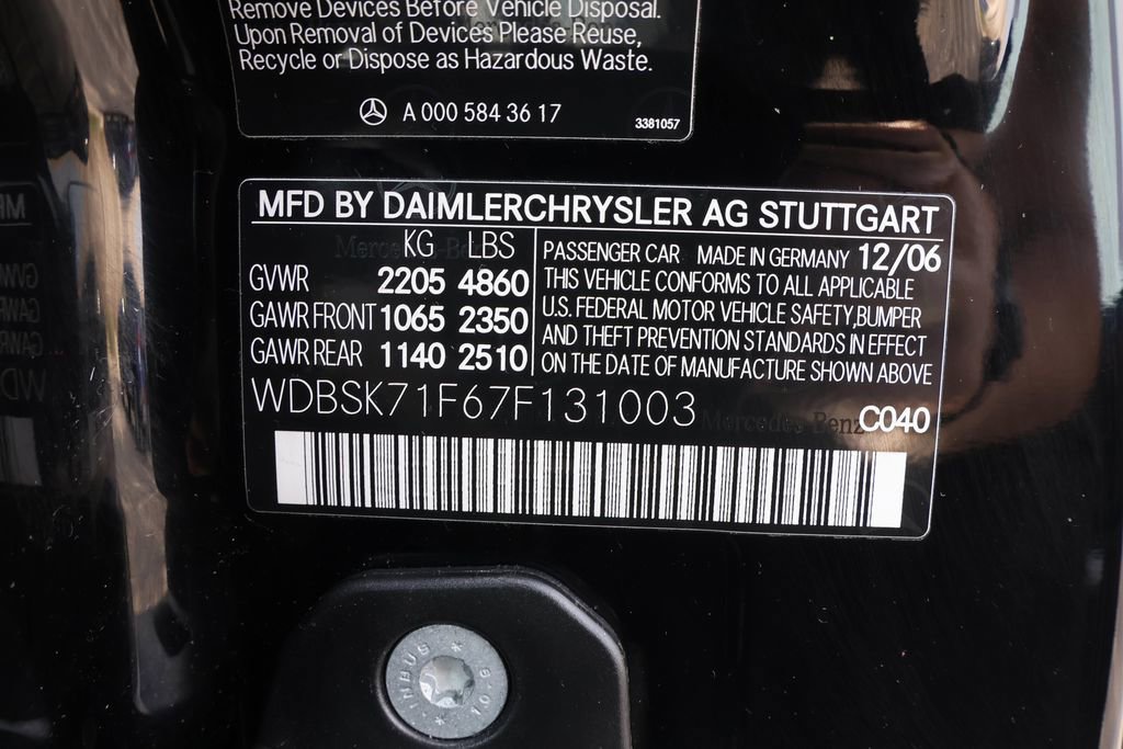 Used 2007 Mercedes-Benz SL 550 image 35