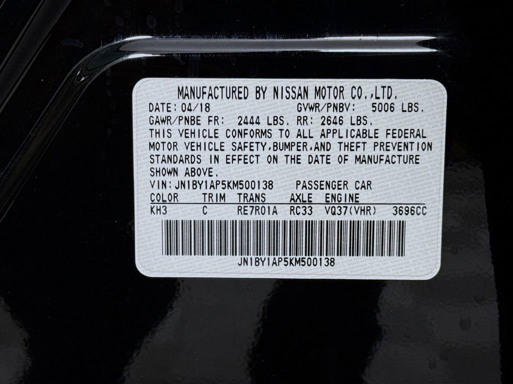 Used 2019 INFINITI Q70 Luxe w/ Proactive Package image 34