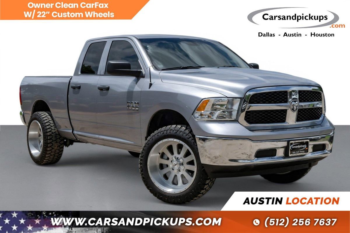 Used 2021 RAM 1500 Tradesman w/ Chrome Plus Package RWD image 1