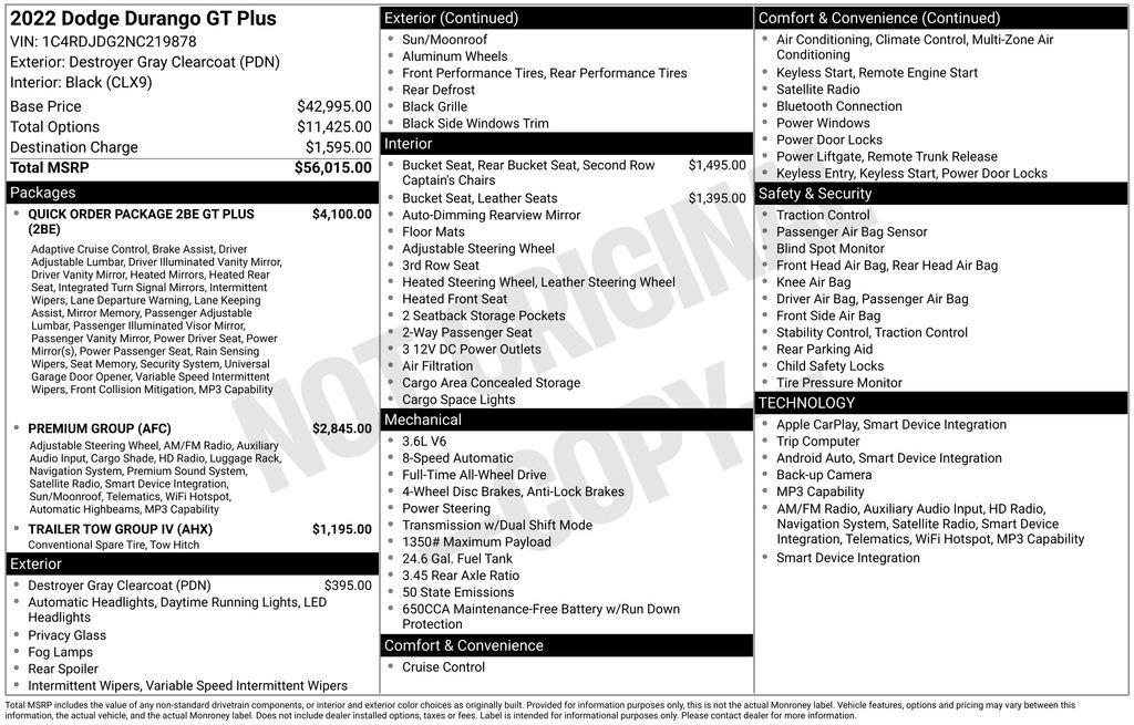 Used 2022 Dodge Durango GT image 40