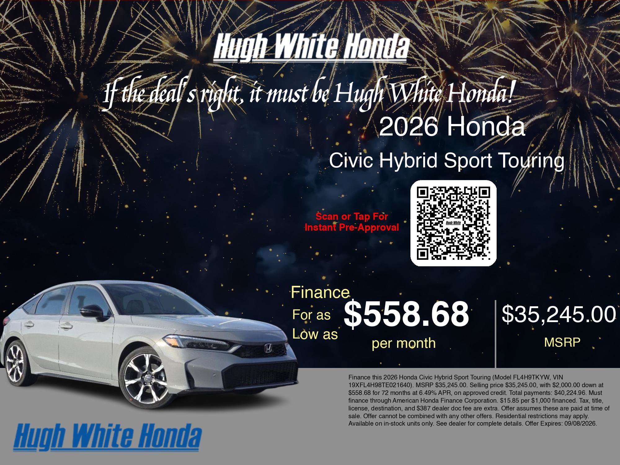 New 2026 Honda Civic Sport Touring image 7