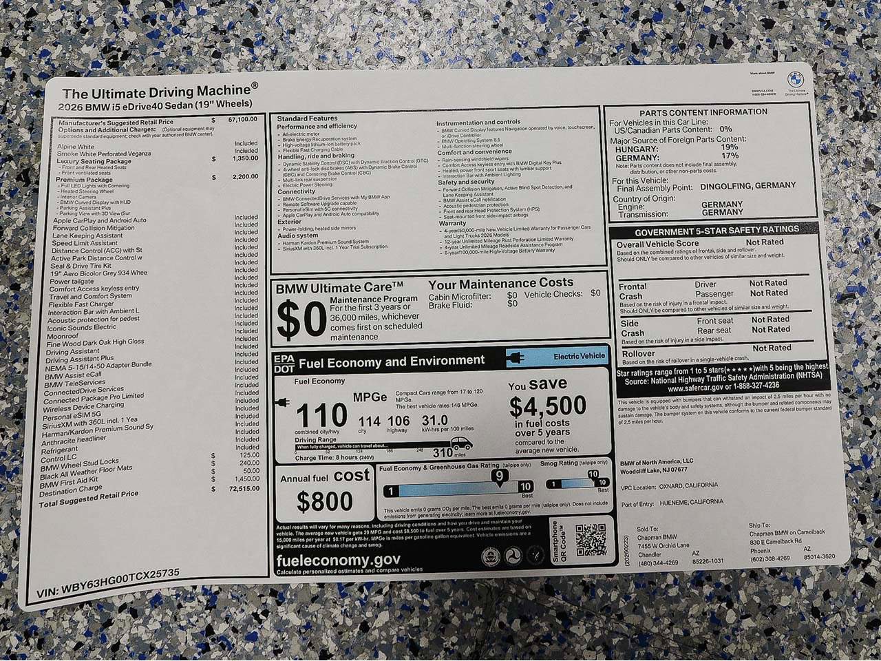New 2026 BMW i5 eDrive40 image 16